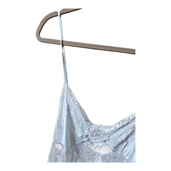 VICTORIA'S SECRET Vintage Polyester Lace Mesh Bridal Nightgown - Size Large - Picture 6 of 12